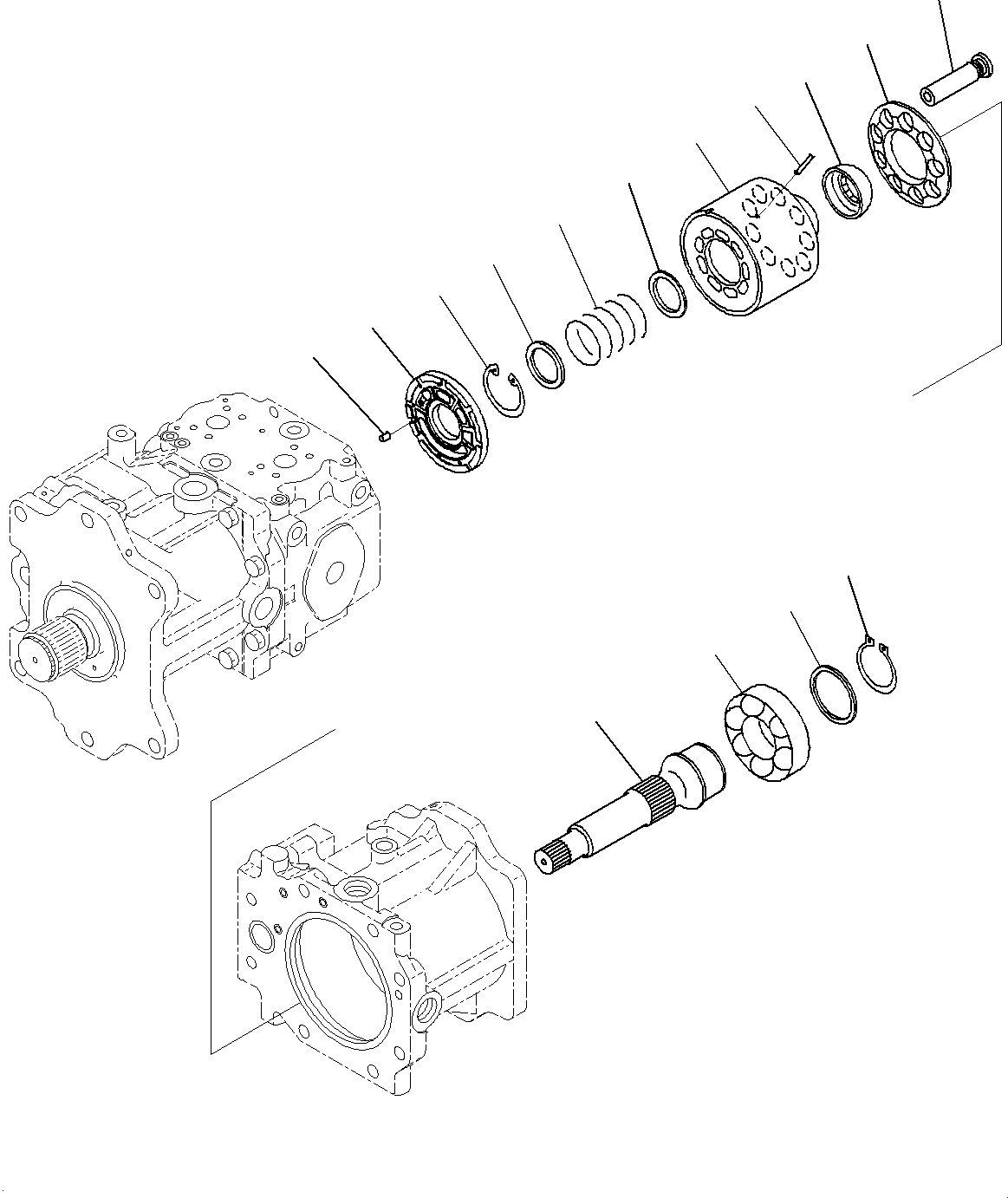 Cylinder Block Assembly (708-2K-04243) KOMATSU