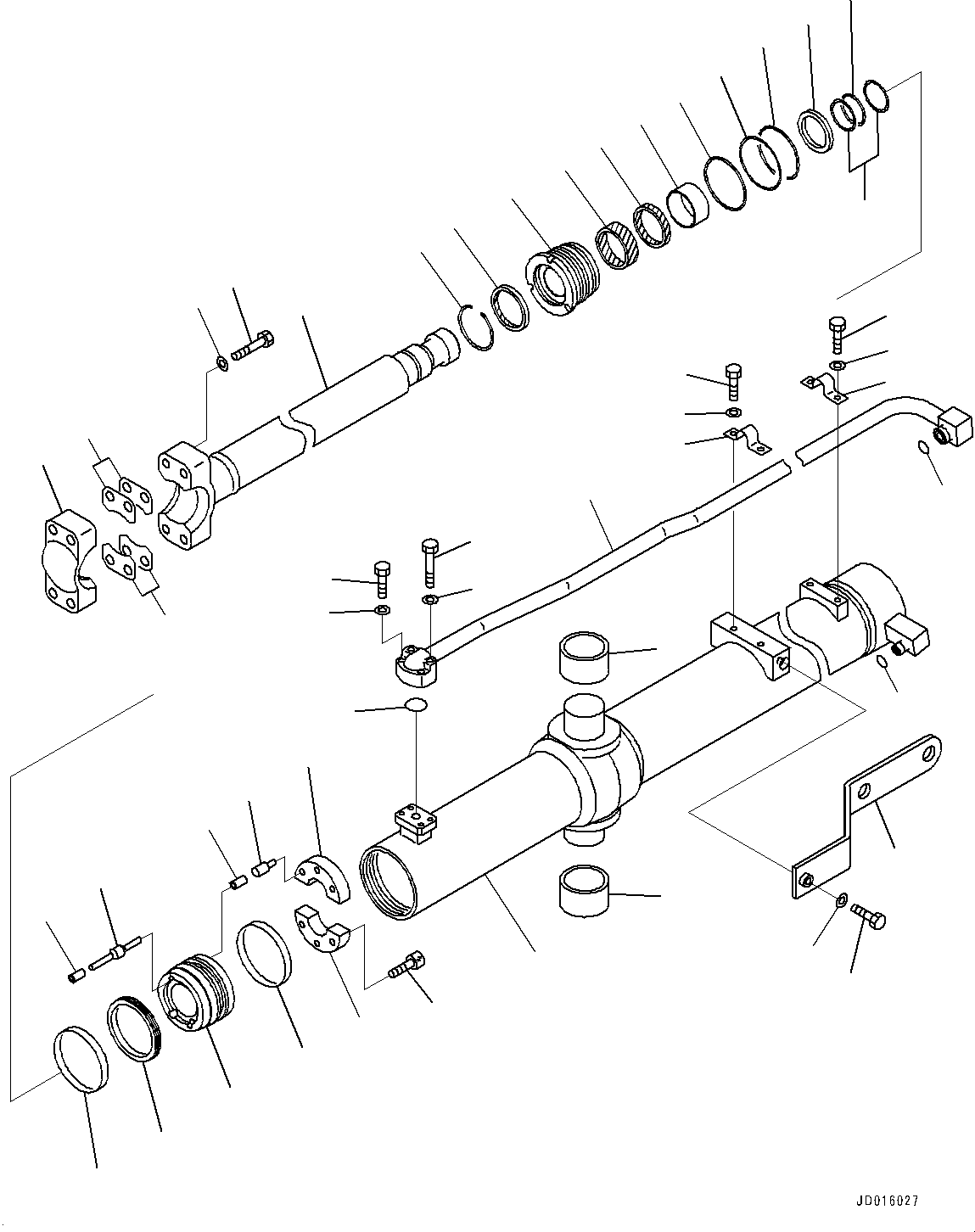 Трубка лев. 707-86-68650 KOMATSU