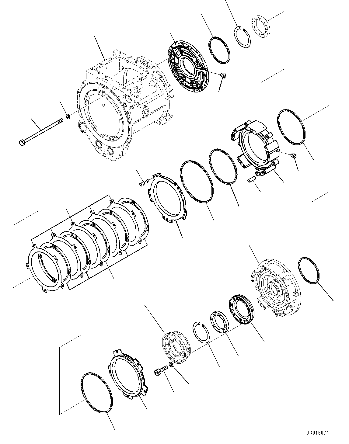 Carrier(Power Train,Carrier) (154-15-63351) KOMATSU