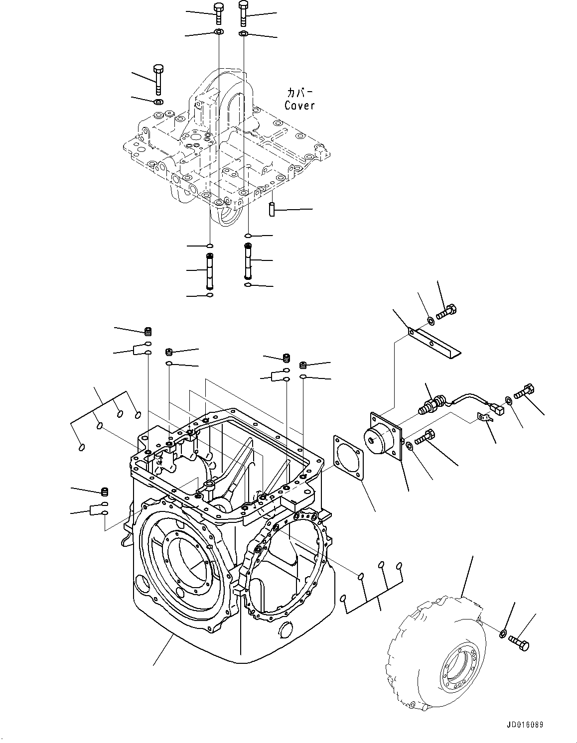 Корпус 154-22-25112 KOMATSU