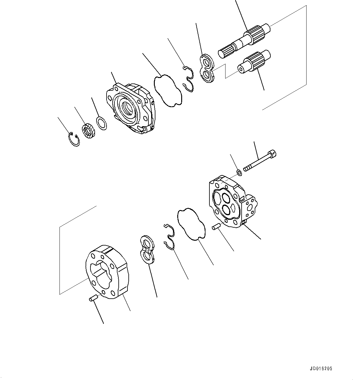 Уплотнительное кольцо круглого сечения (705-17-03381) KOMATSU