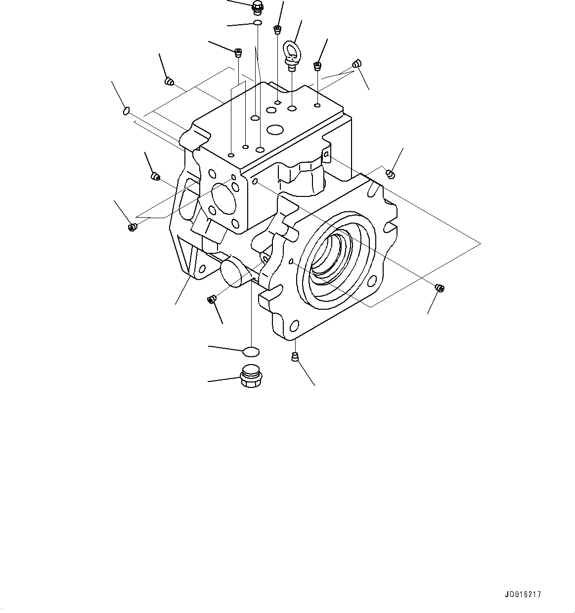 Корпус в сборе (708-2L-06980) KOMATSU