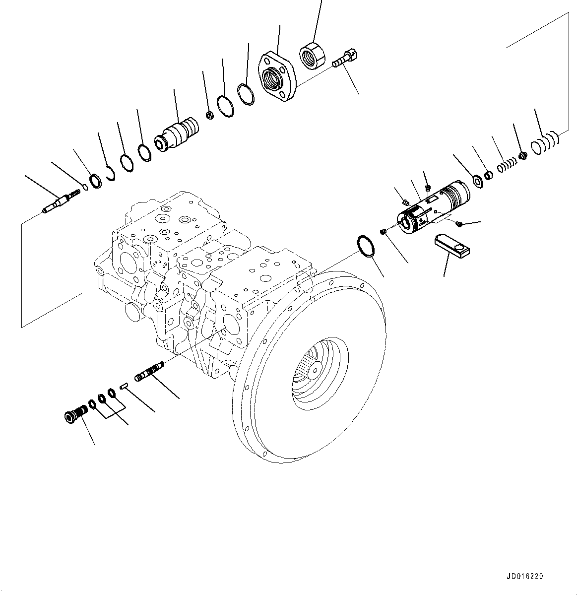 Piston Assembly, Servo (708-2L-06961) KOMATSU