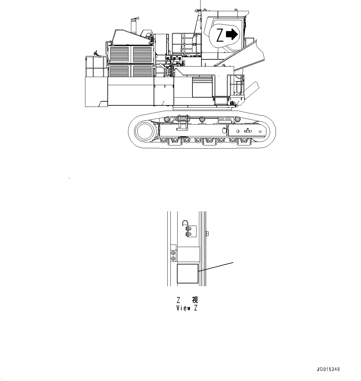 Plate, Warning, Lever Control Pattern 09822-07000 KOMATSU