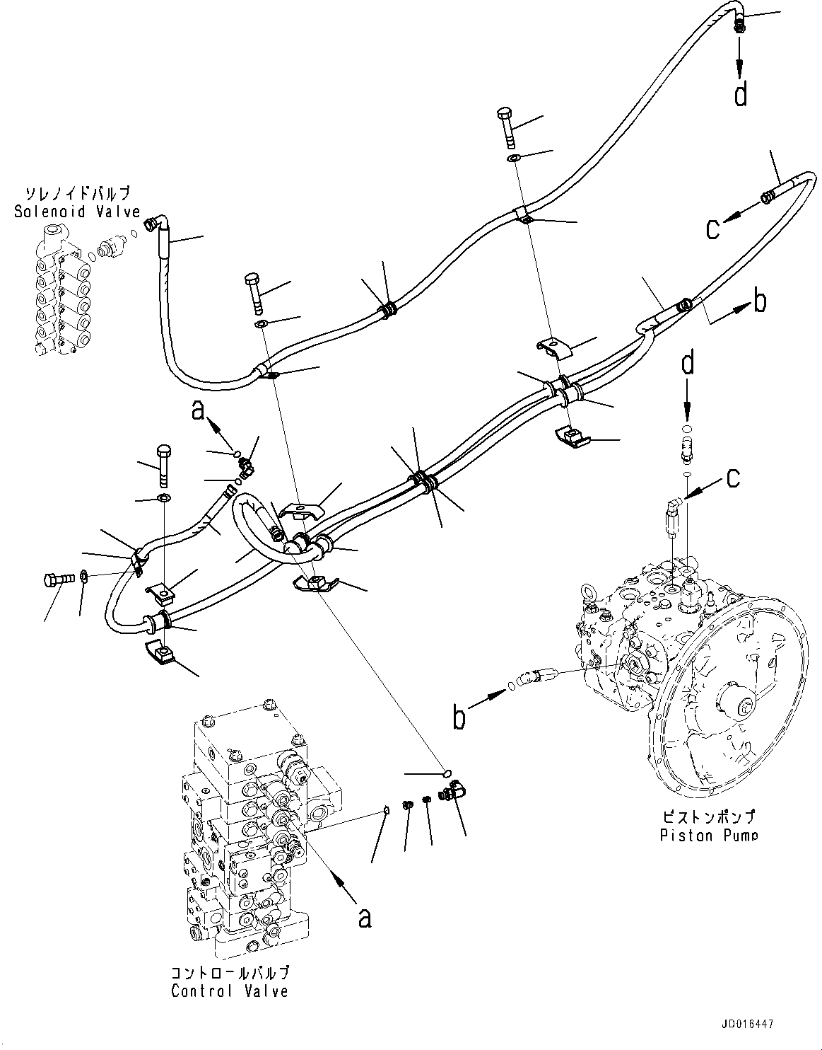 Шланг 22B-62-22681 KOMATSU