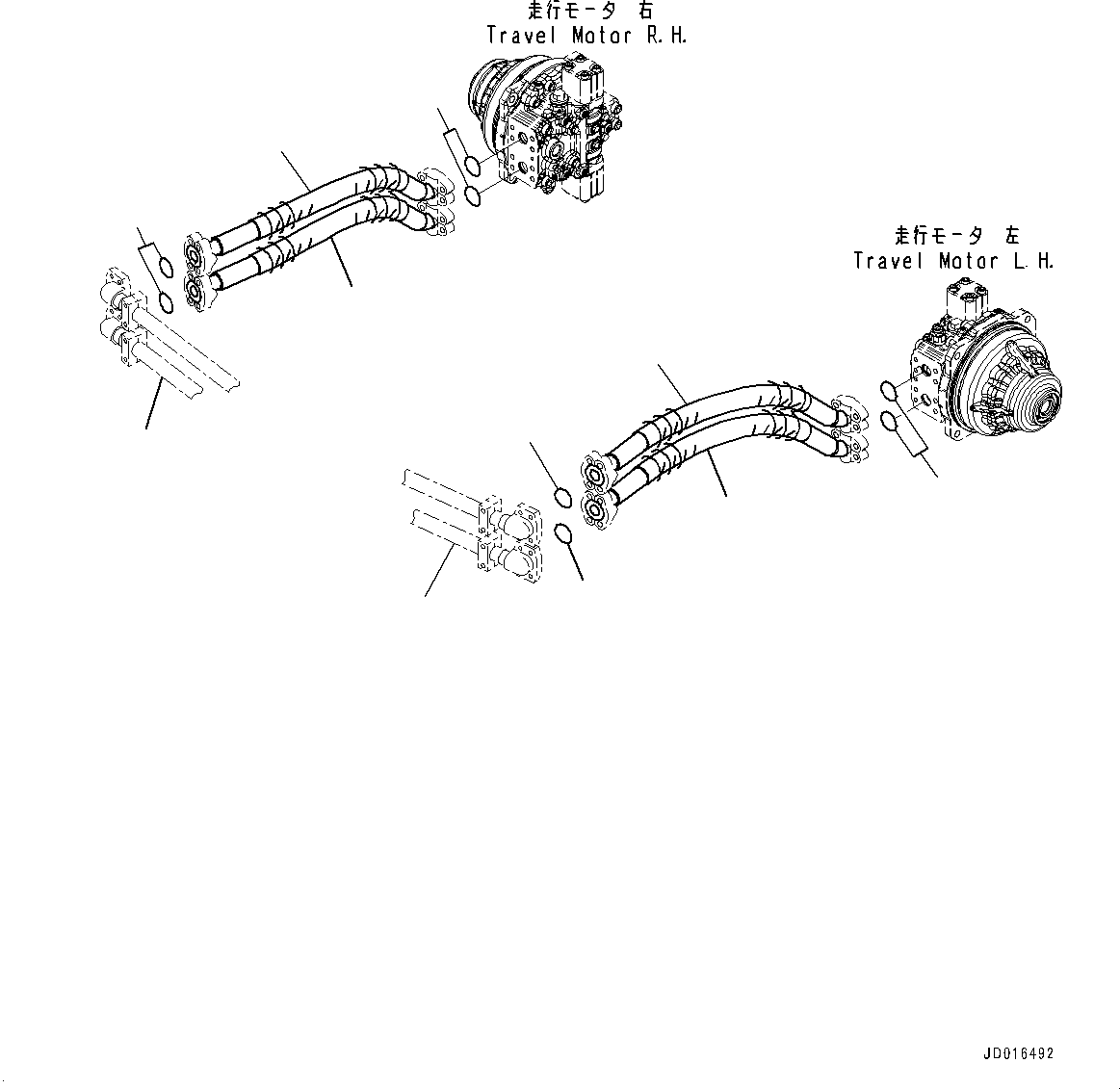 Шланг 21T-64-41930 KOMATSU
