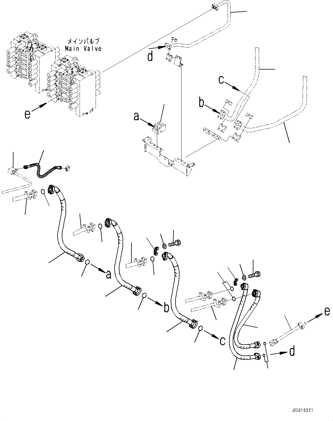 Tube(Loading Shovel, Boom and Arm,Boom) (DM94286240) KOMATSU