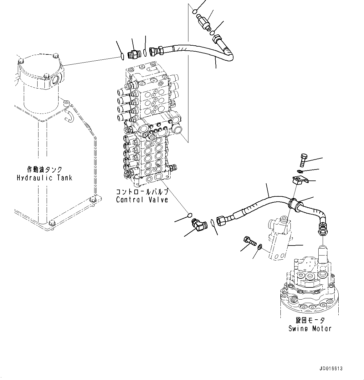 Bracket(Attachment Additional Piping,Accumulator,For 1-Attachment) (21W-62-55670) KOMATSU