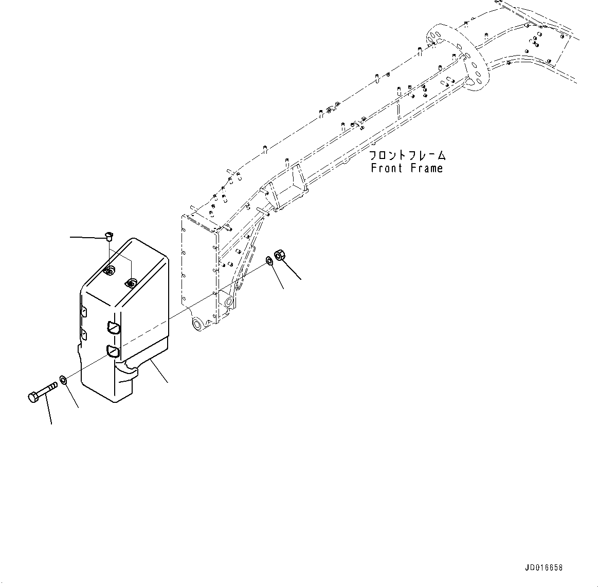Pusher 23B-846-7250 KOMATSU
