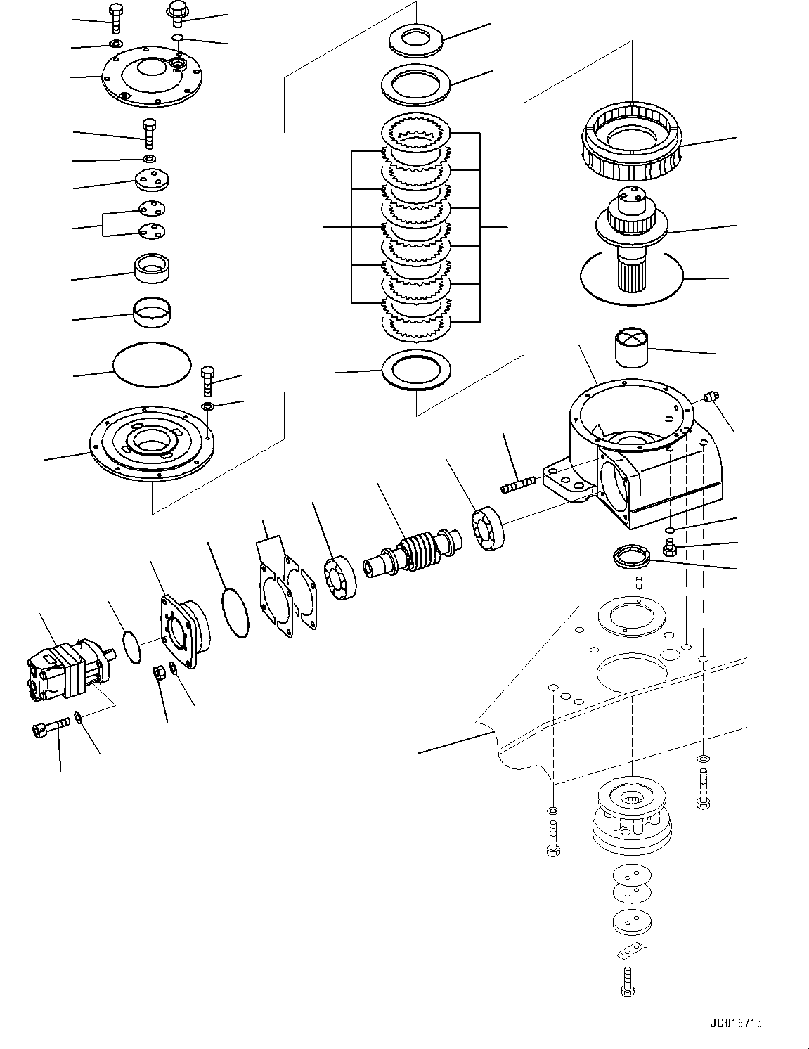 Drawbar(Circle Drawbar,Without 3D Machine Control) (23B-70-71120) KOMATSU