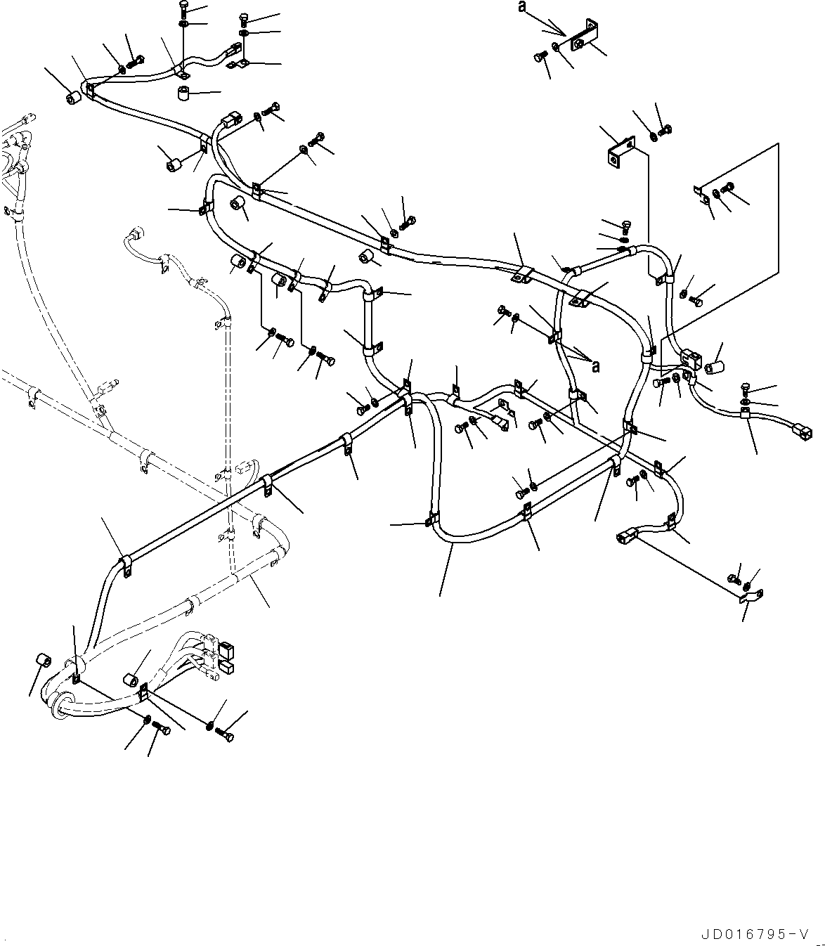Wiring Harness(Electrical Parts,Cab, Valve Wiring Harness) (21T-06-32282) KOMATSU