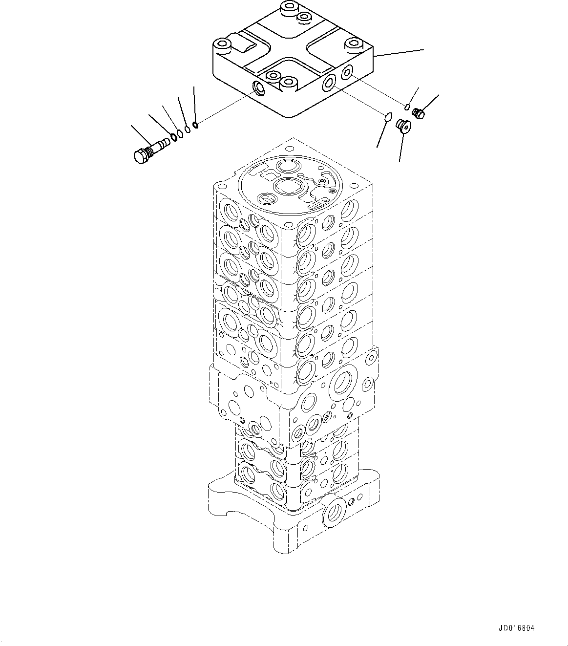 Клапан управления в сборе 723-59-15100 KOMATSU
