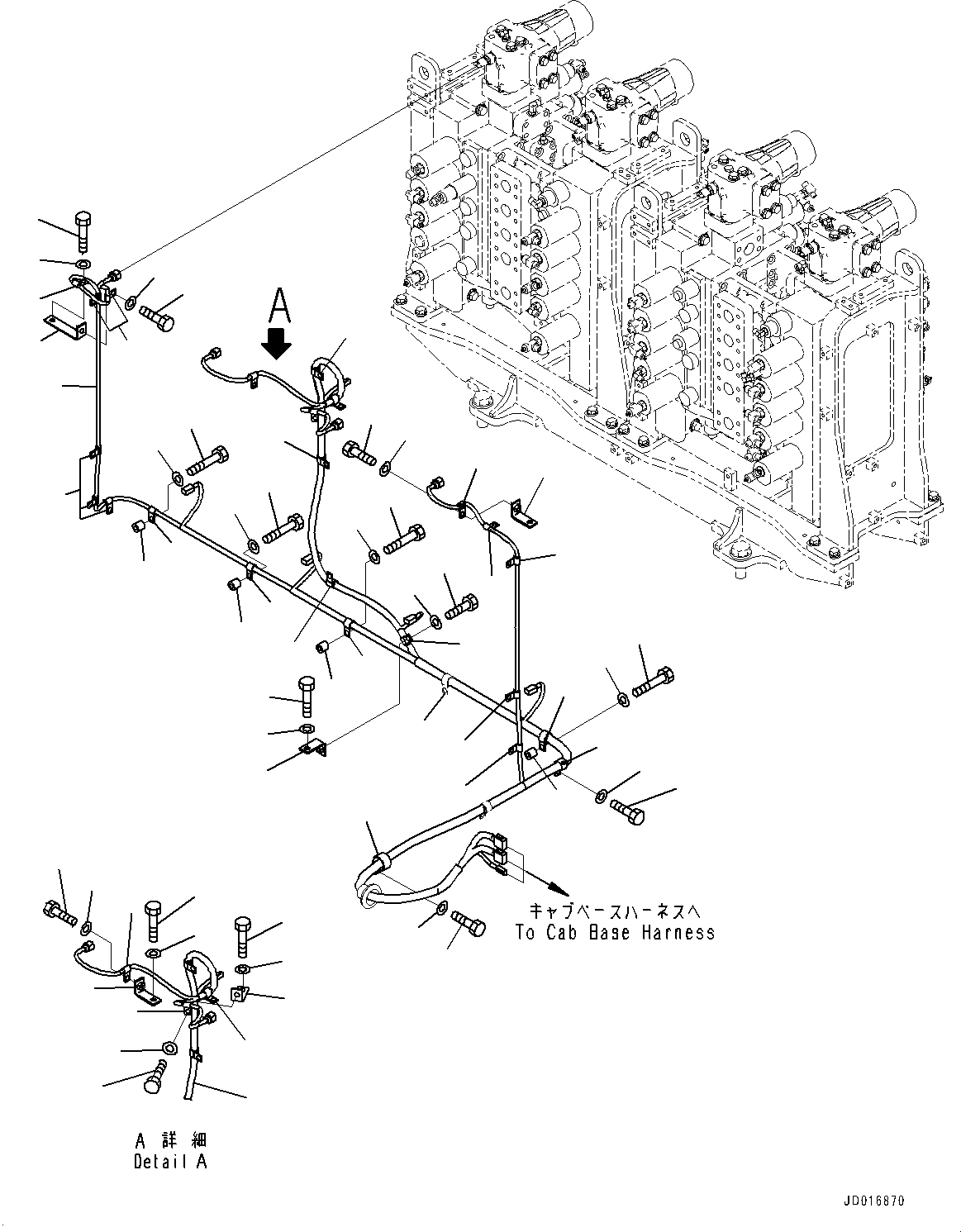 Clip(Electrical Parts,Cab, Valve Wiring Harness,Loading Shovel, Bottom Dump Type) (04434-52512) KOMATSU