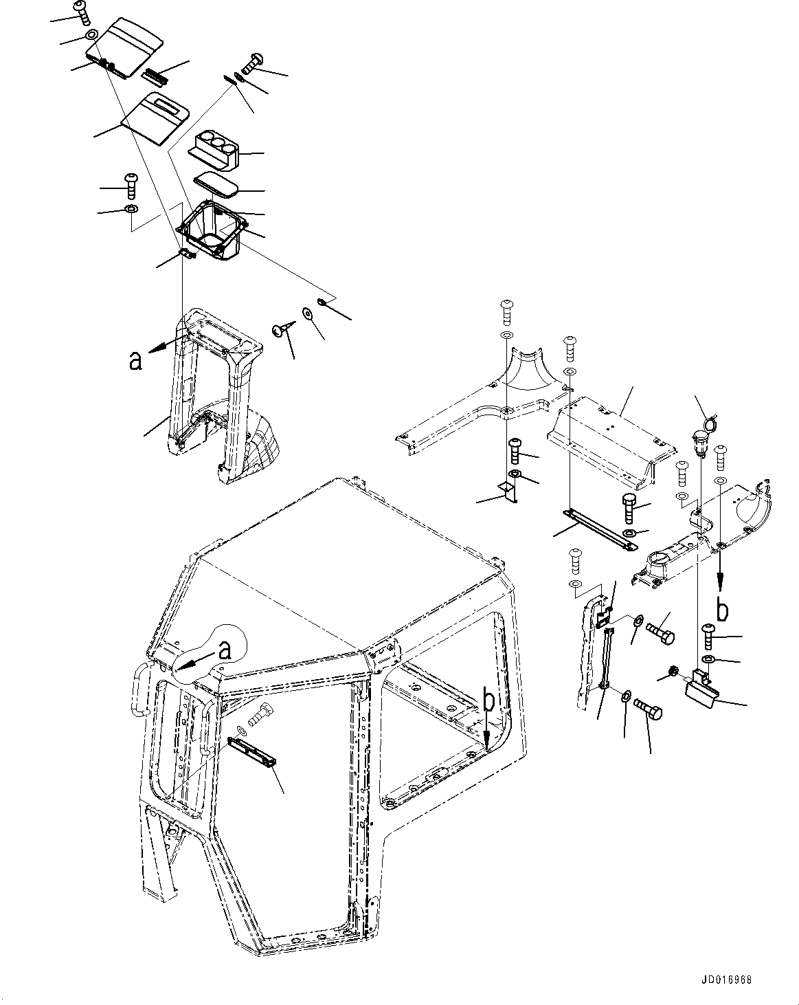 Cover(Cab,Envelope Parts) (17A-Z11-2791) KOMATSU