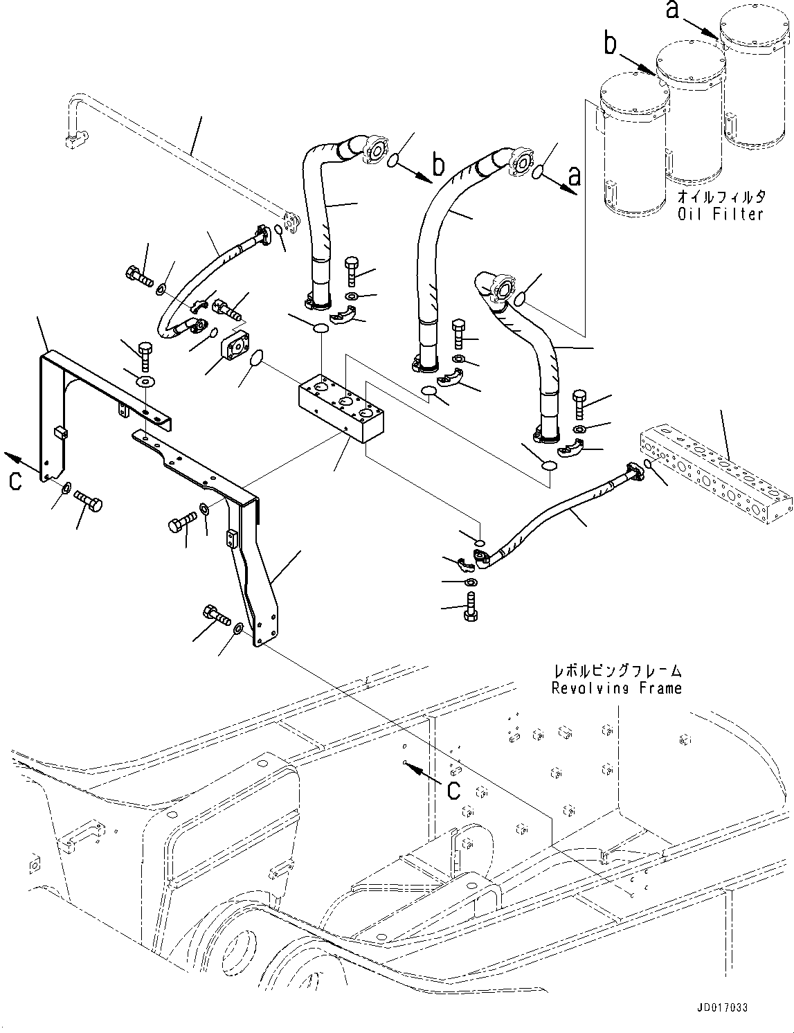 Tube(Delivery Piping,Return Piping) (21T-64-31650) KOMATSU