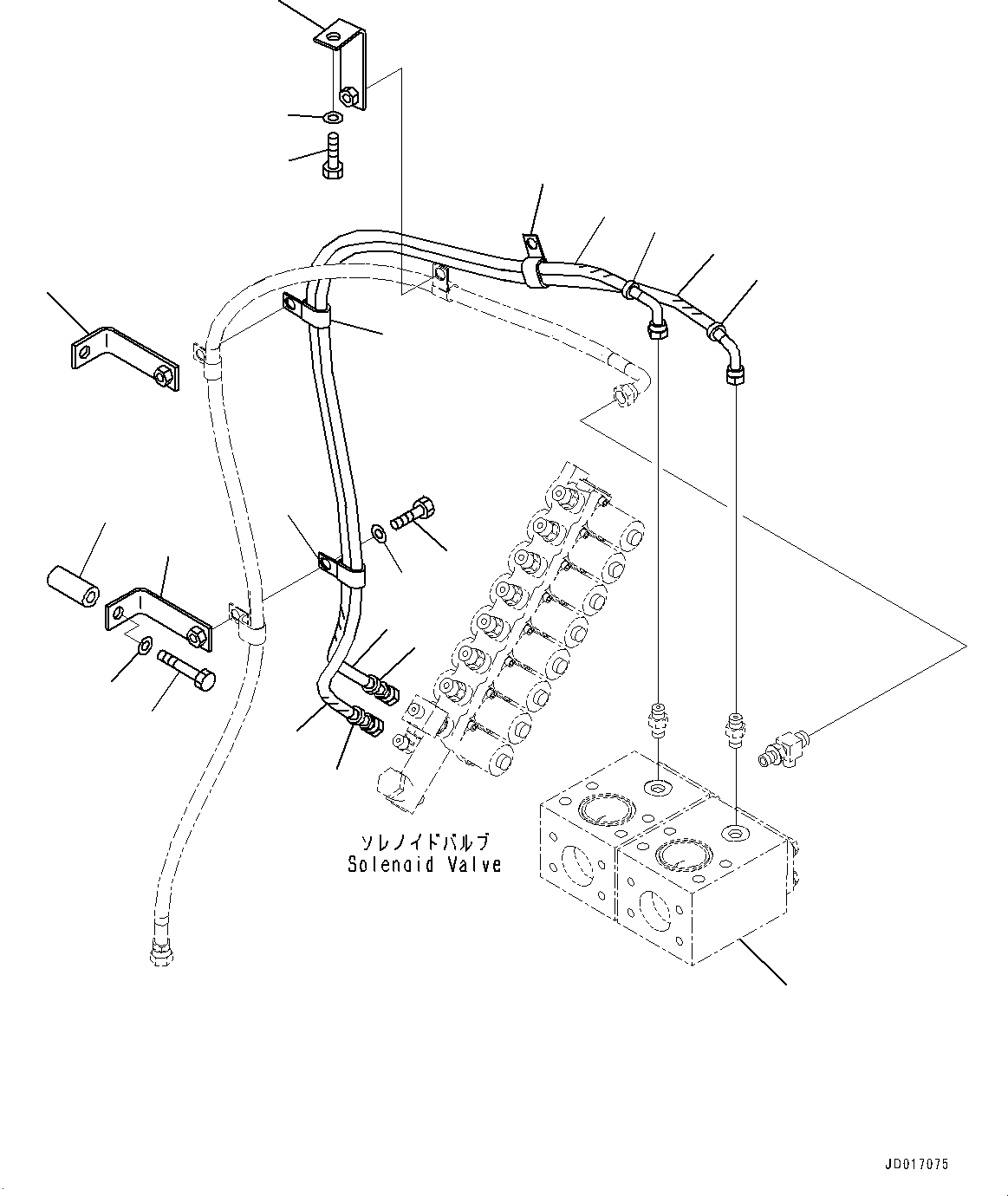 Block(Return Piping,Back Pressure Compensating Valve) (709-10-91830) KOMATSU