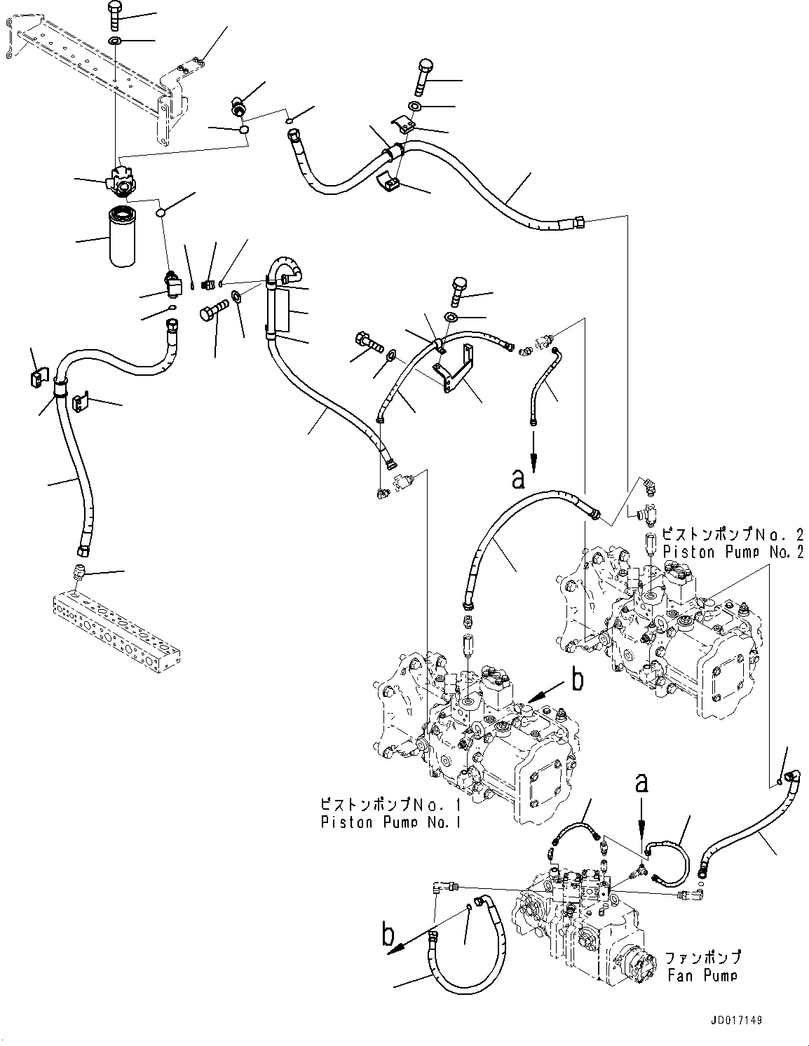Bracket(Drain Piping,Filter) (21T-64-33311) KOMATSU