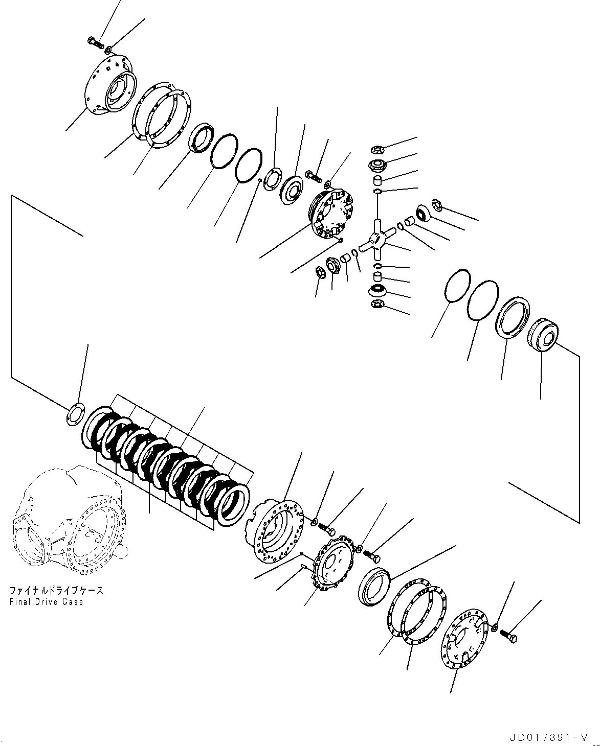 Cage, R.H. 23B-22-71650 KOMATSU