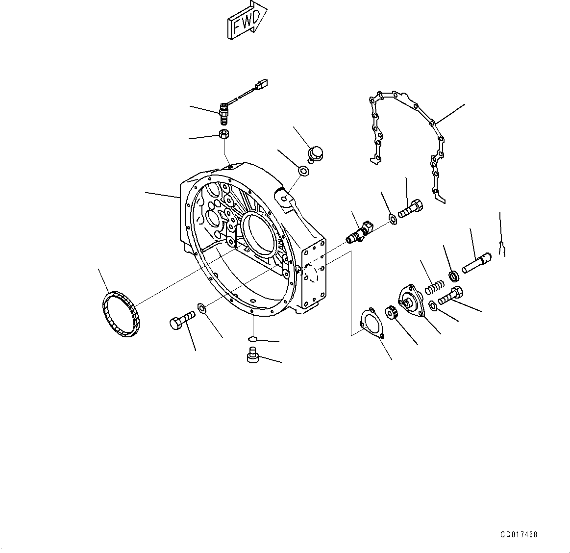Seal, With Sleeved Seal 6219-29-4240 KOMATSU