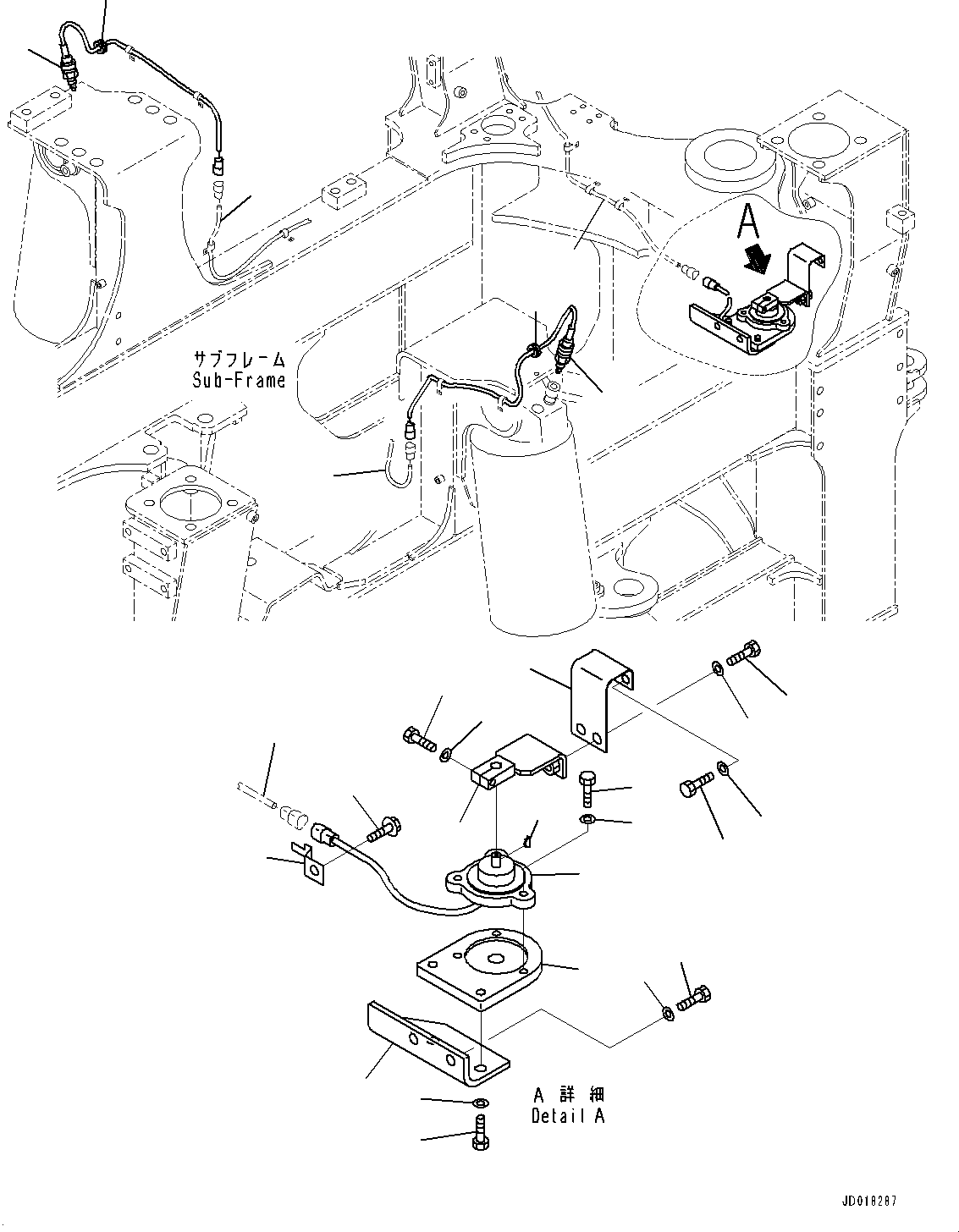 Wiring Harness(Payload Meter Unit,Front Wiring Harness) (56B-86-26540) KOMATSU