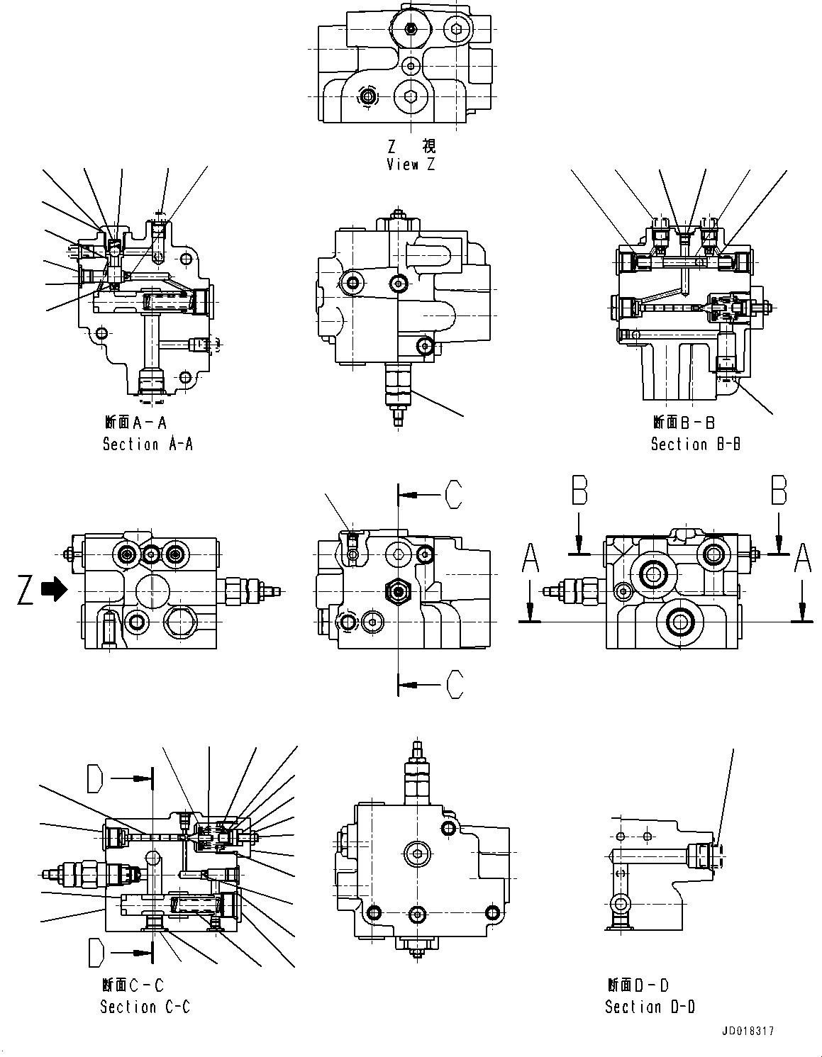 Пробка XK2105002990 KOMATSU