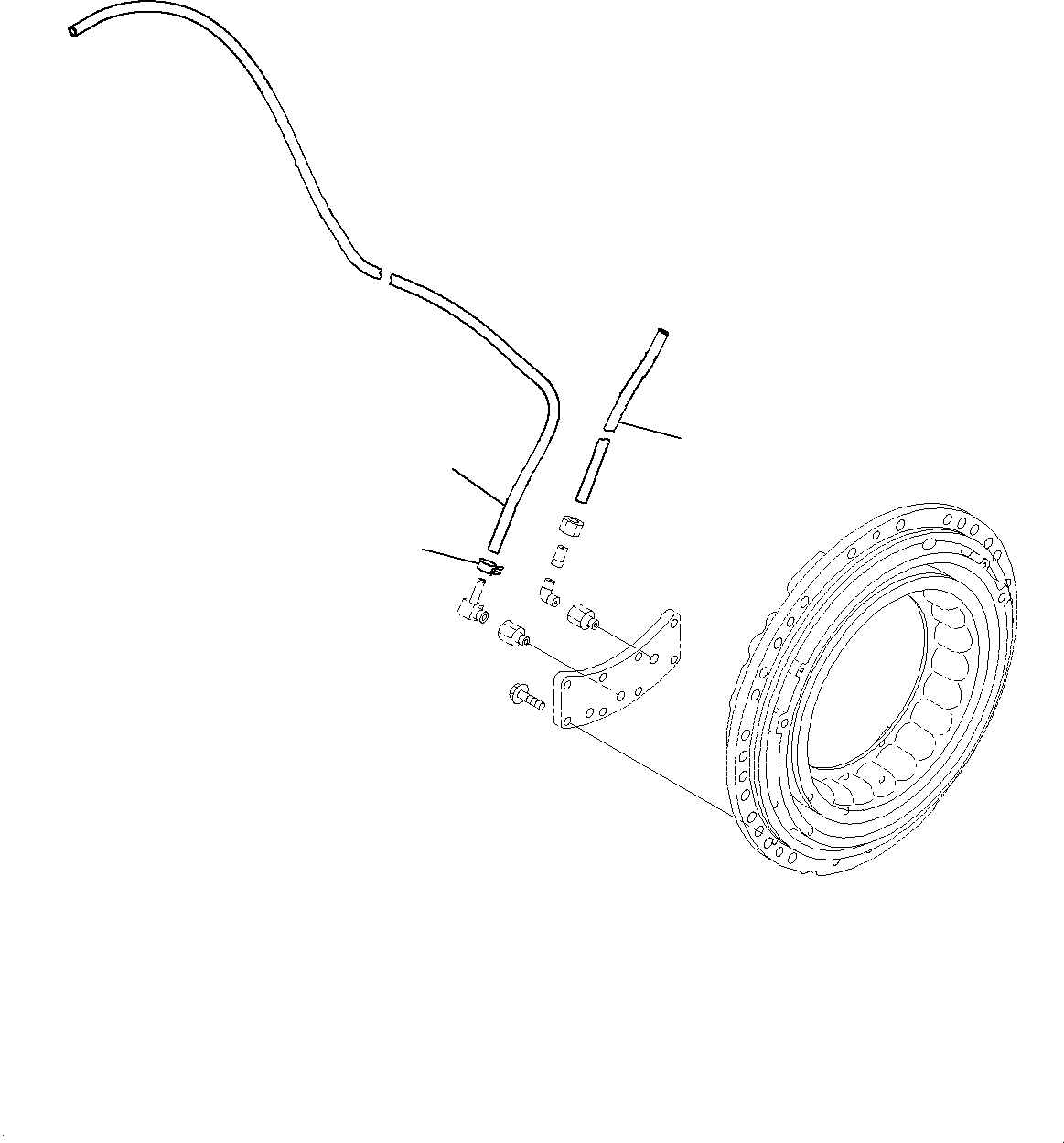 Axle Assembly, Center 56B-23-20053 KOMATSU