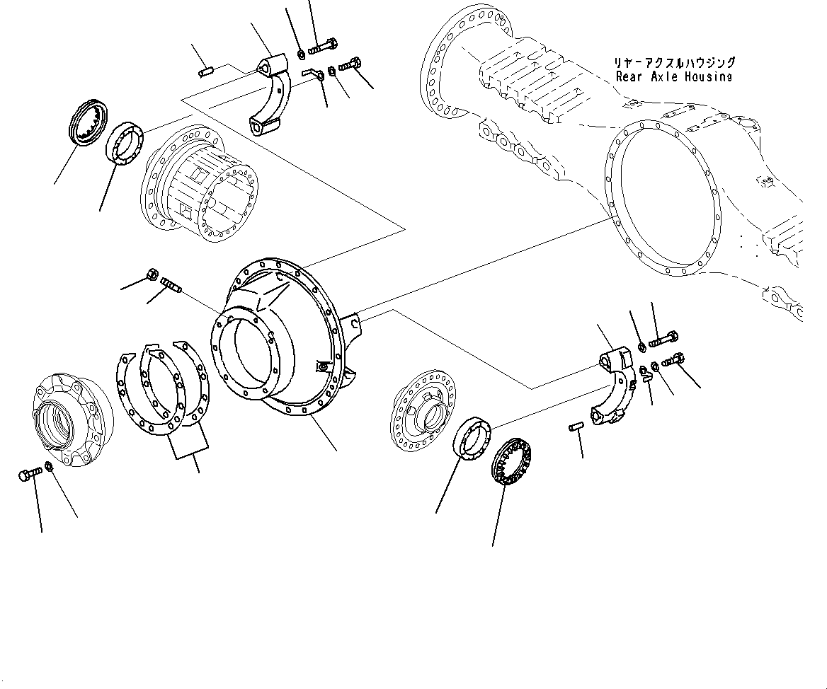 Carrier and Cap Assembly 56B-22-11161 KOMATSU