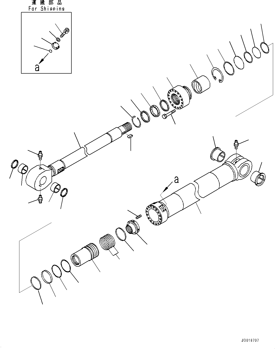 Головка цилиндра DM90285140 KOMATSU