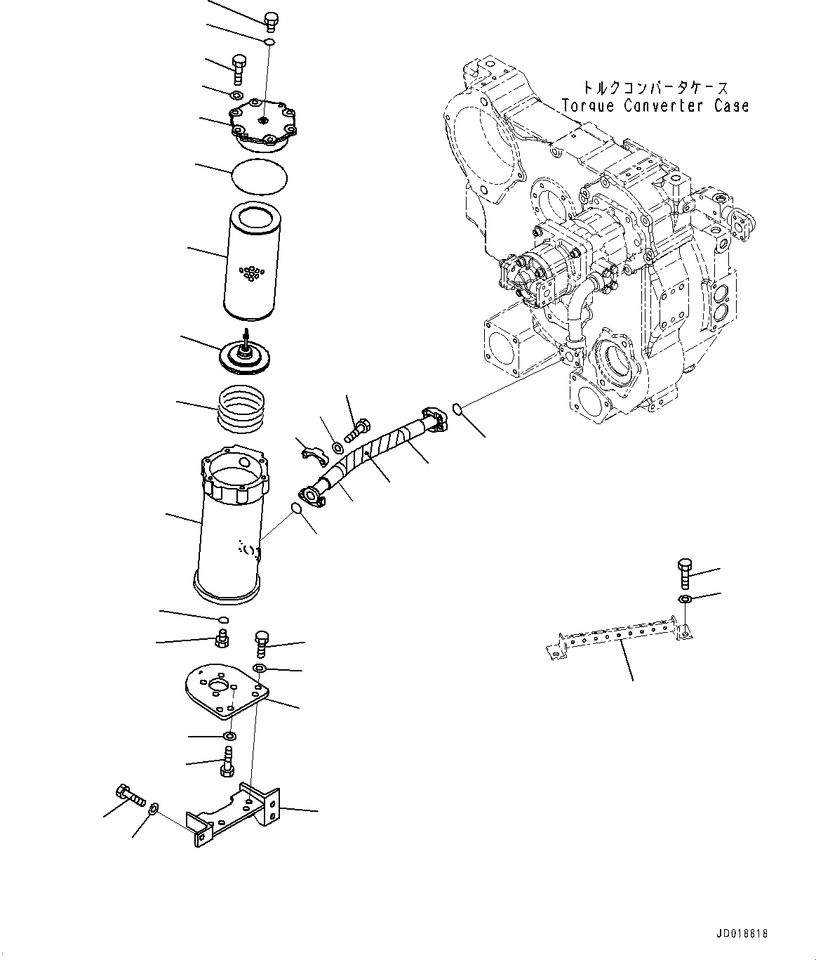 Block(Power Train,Piping) (154-49-75370) KOMATSU