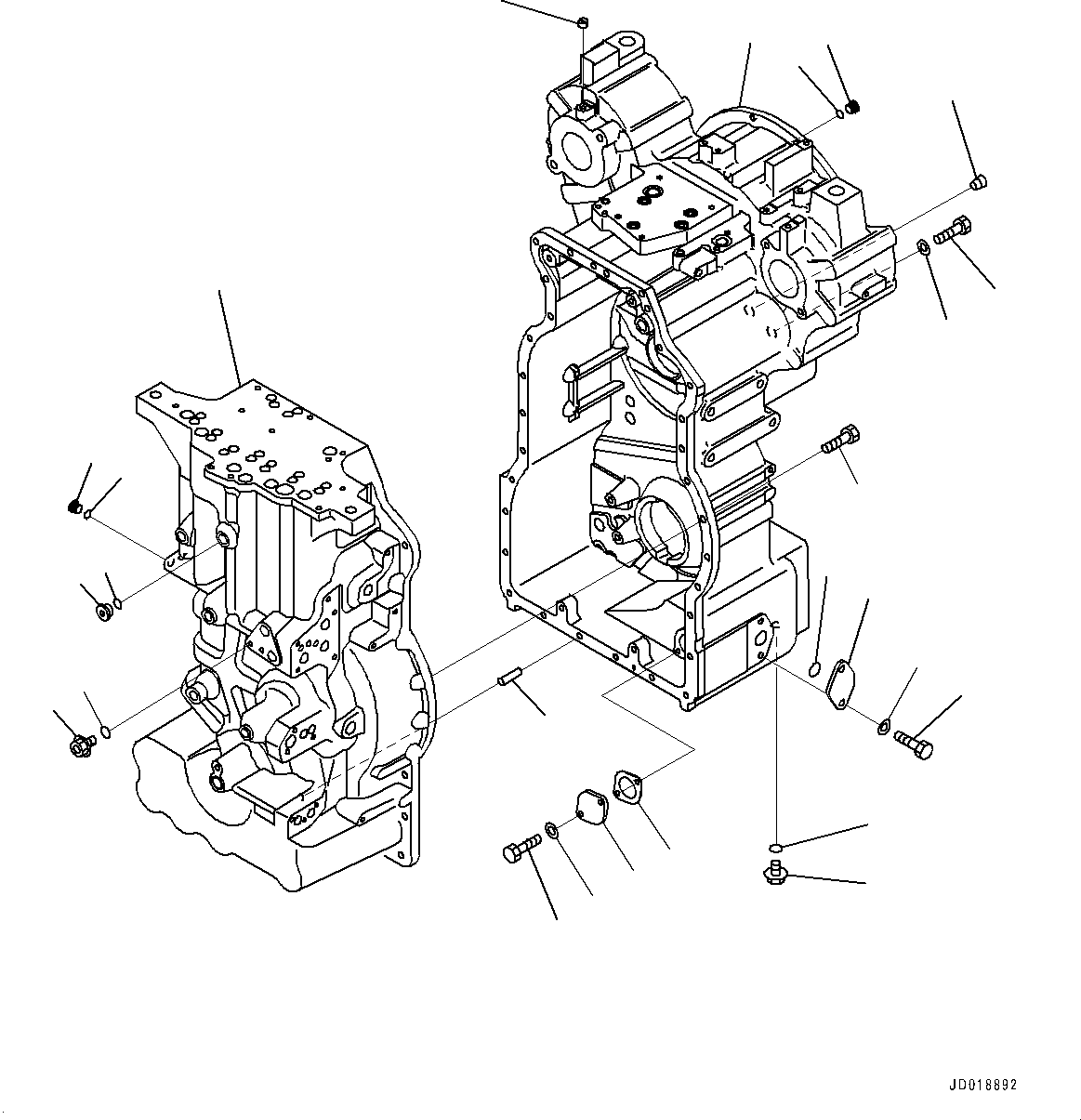 Корпус в сборе 23B-15-71120 KOMATSU