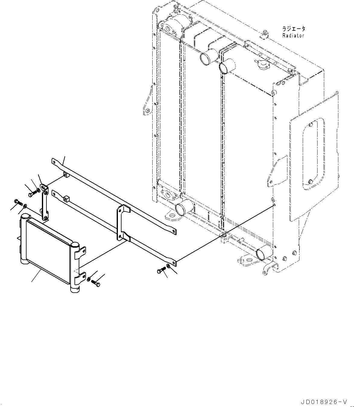Кронштейн 23B-03-71610 KOMATSU