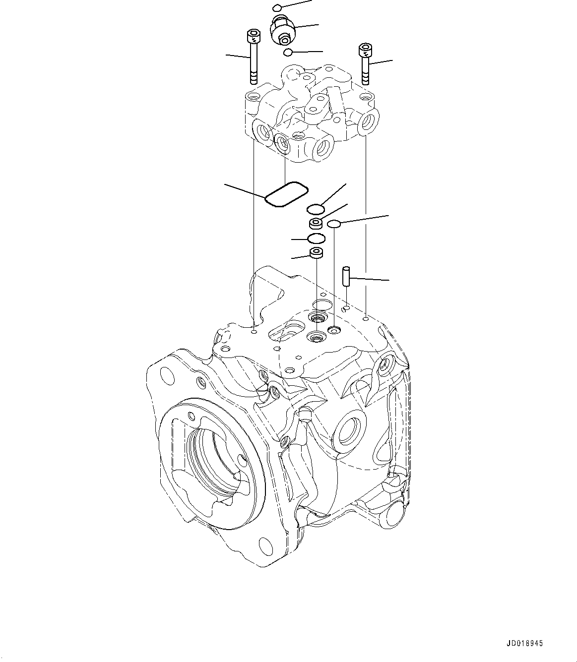 Болт с внутренним шестигранником (01252-60645) KOMATSU