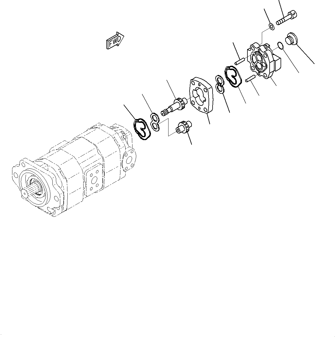 Шестерня ведущая (705-40-20820) KOMATSU