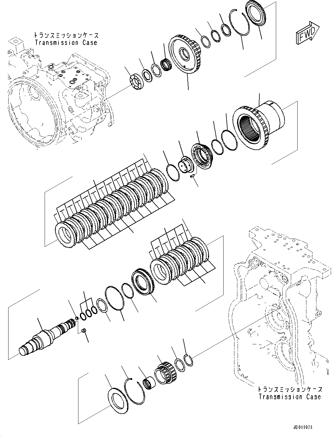 Clutch Assembly 23B-15-72020 KOMATSU