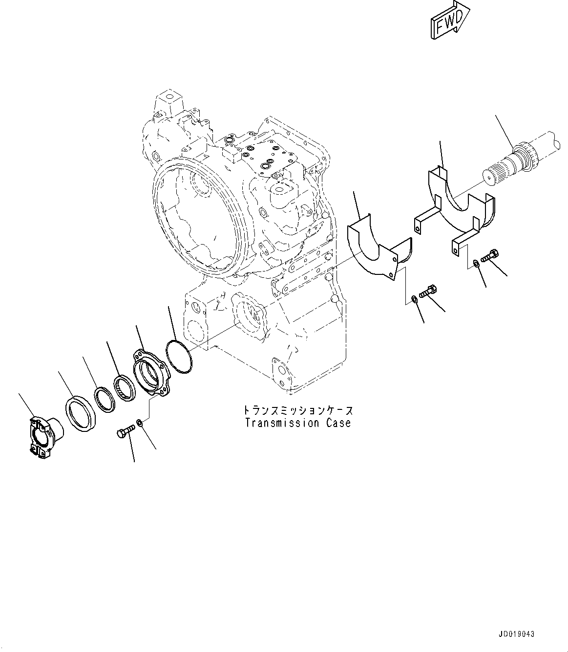 Retainer, Output 23B-15-74810 KOMATSU