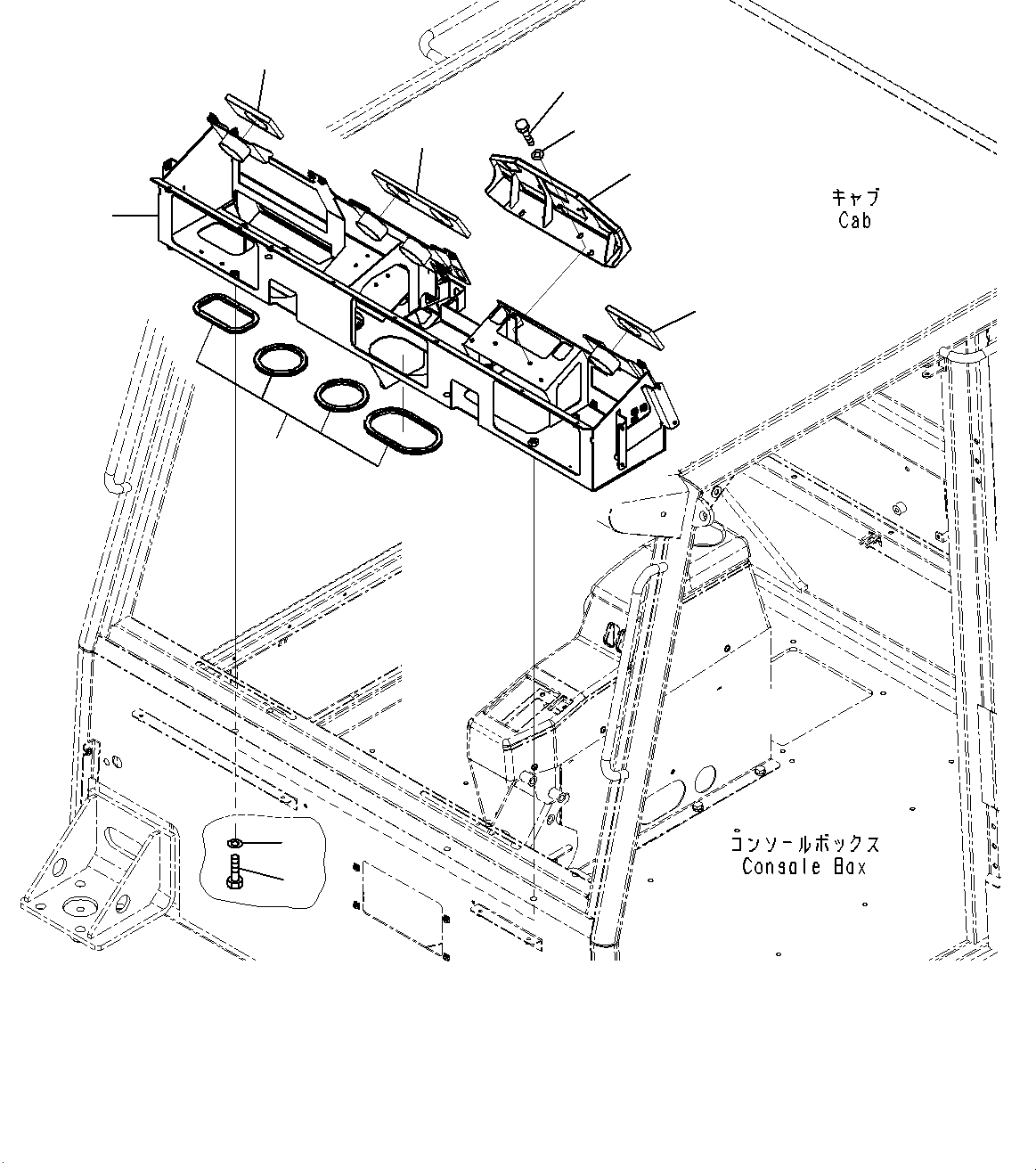 Панель приборов 56B-86-28412 KOMATSU