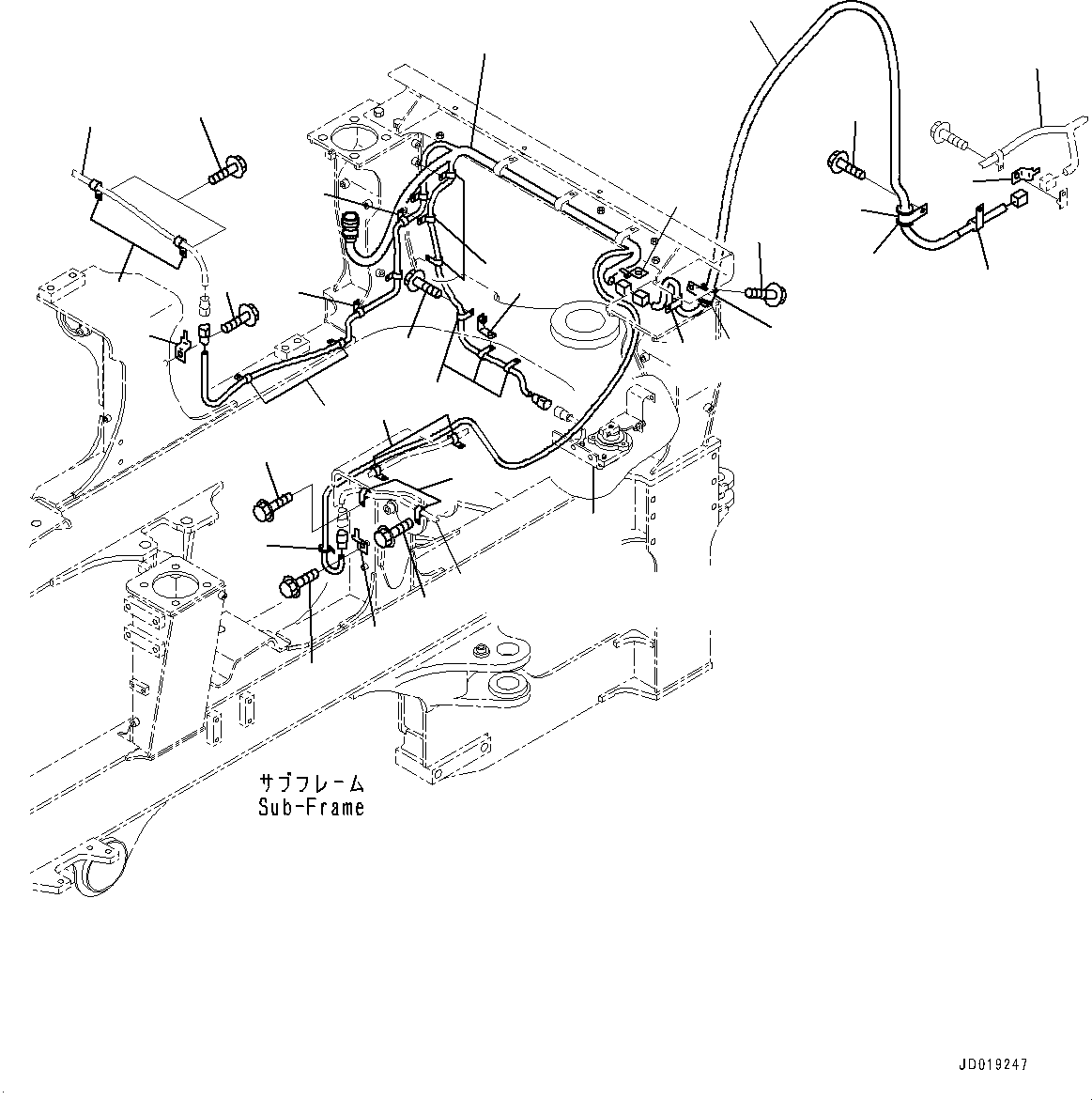 Wiring Harness(Payload Meter Unit,Rear Wiring Harness) (56B-86-26560) KOMATSU