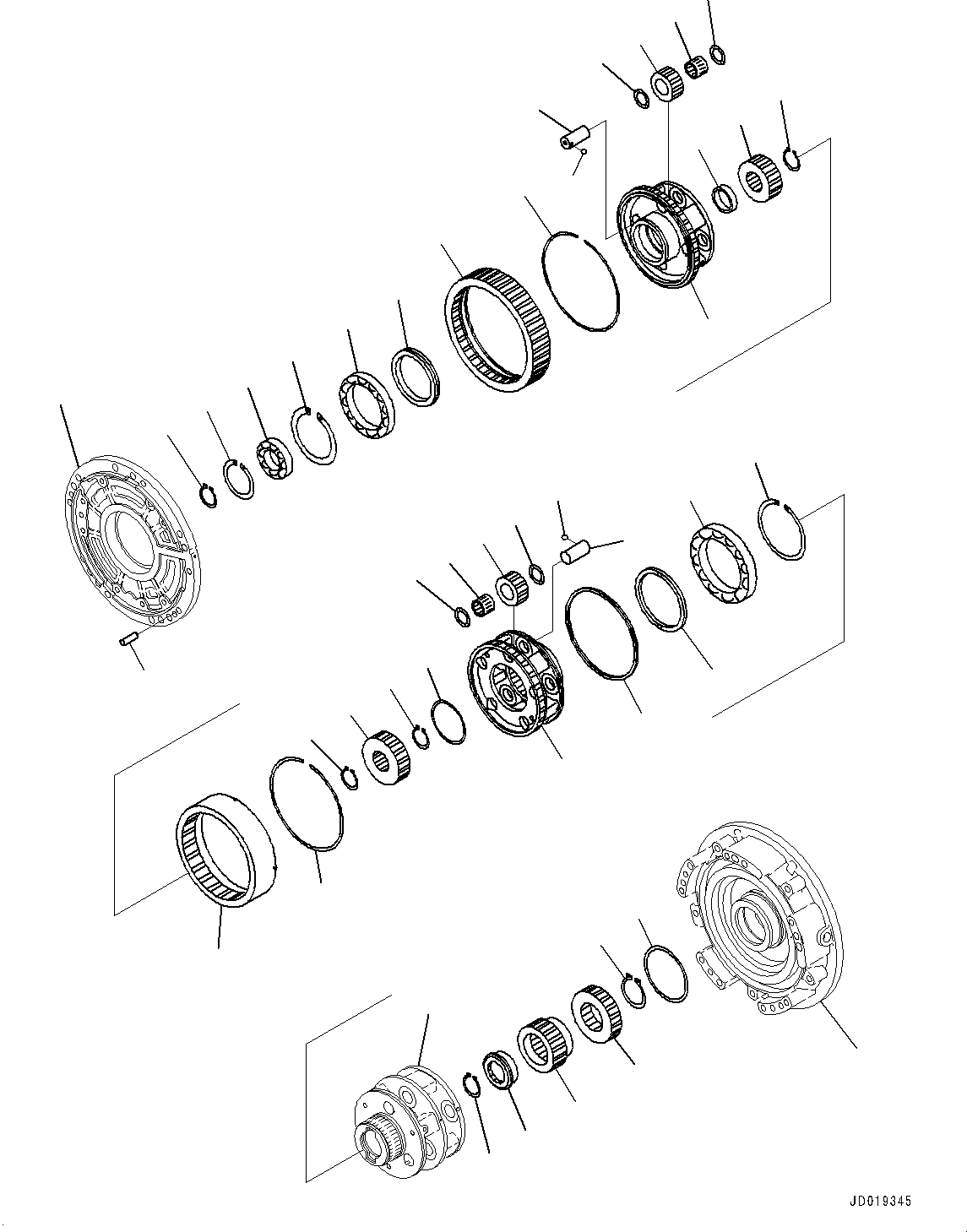 Carrier(Power Train,Transmission Carrier) (154-15-62331) KOMATSU