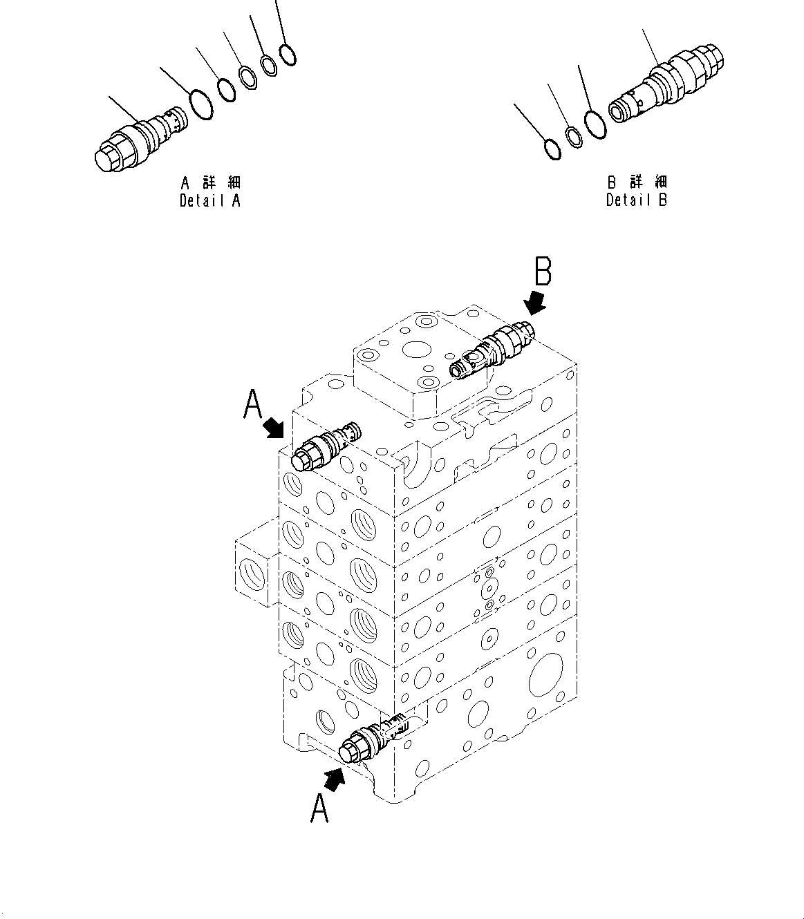 Клапан управления в сборе 723-44-13900 KOMATSU