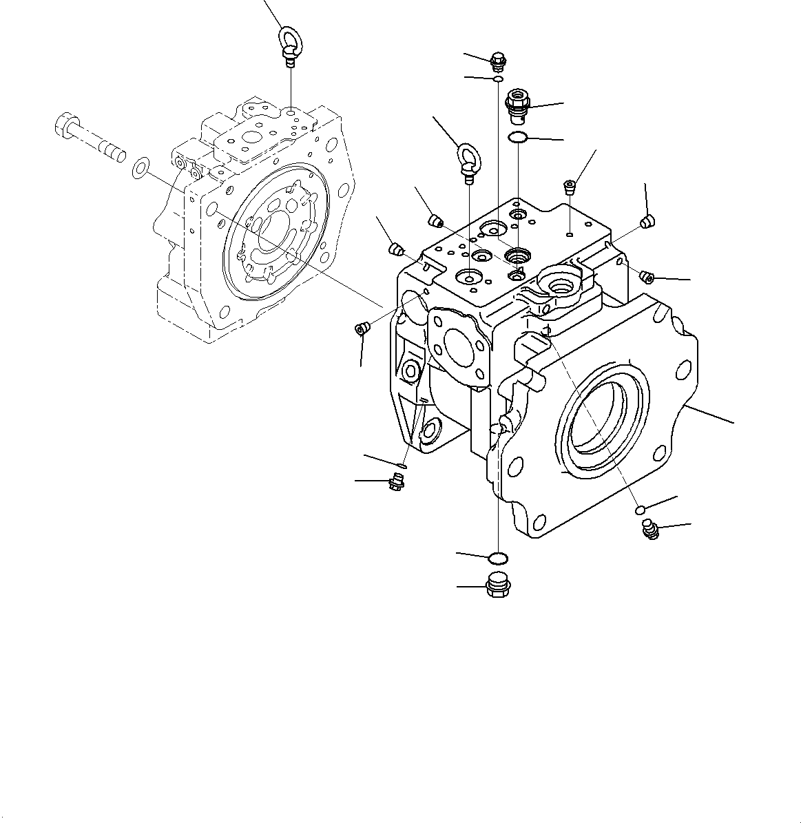 Корпус в сборе (708-1H-04510) KOMATSU