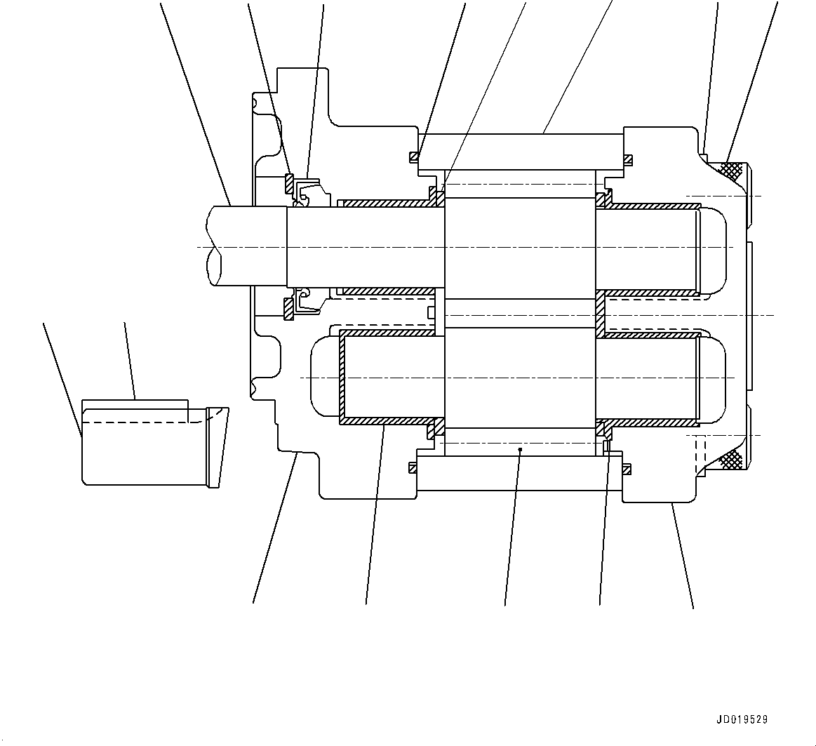 Насос 23B-60-82210 KOMATSU