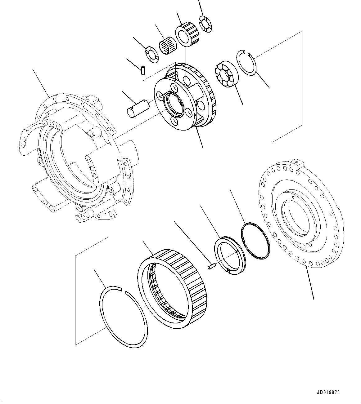 Cage(Torque Converter and Transmission,1st and 2nd Housing) (425-15-31181) KOMATSU