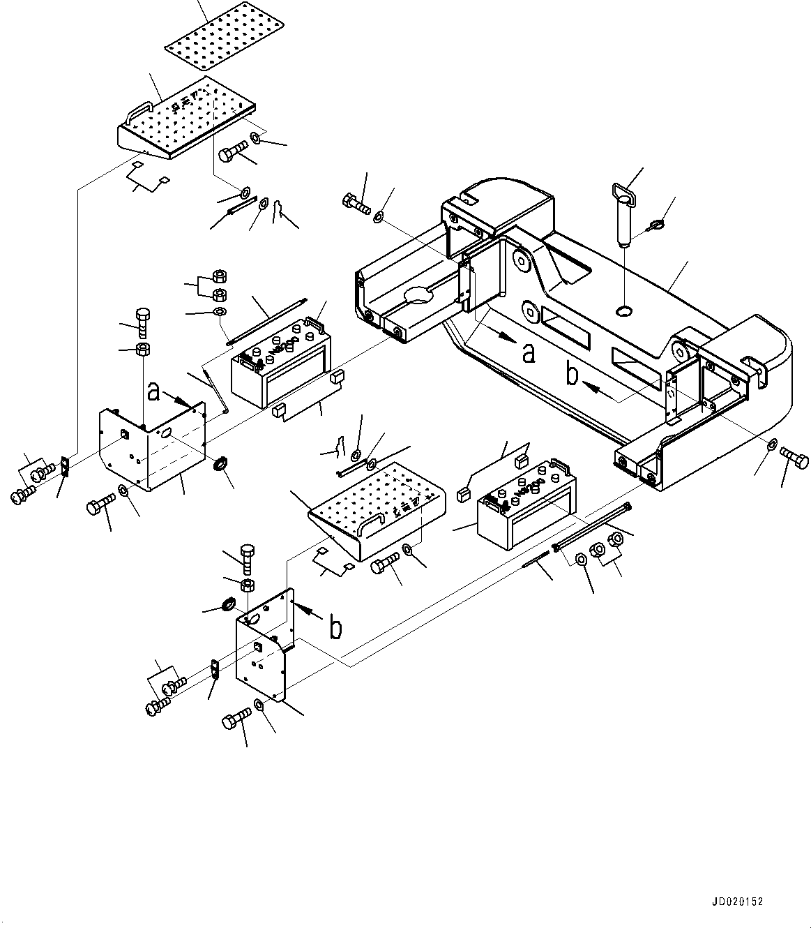 BATTERY, C200, WET, C200 425-06-D1610 KOMATSU
