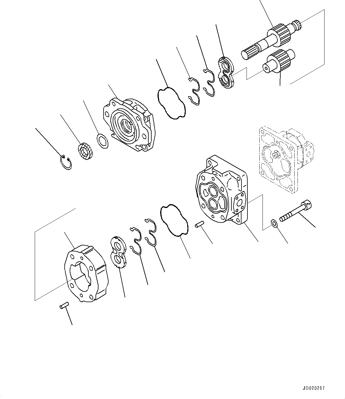 Корпус редуктора (705-17-41010) KOMATSU