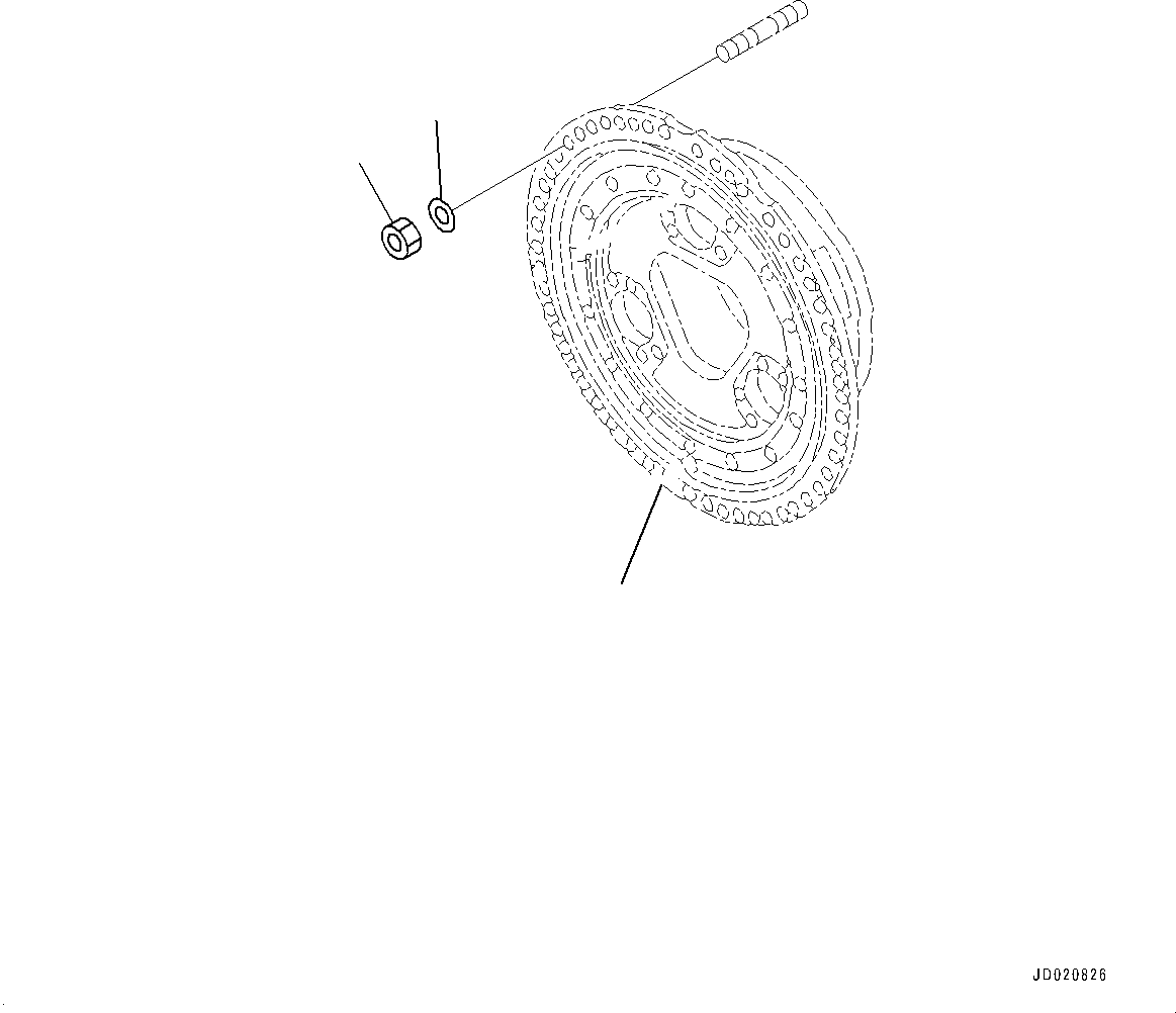 Carrier(Front Axle,Final Drive) (427-22-12611) KOMATSU