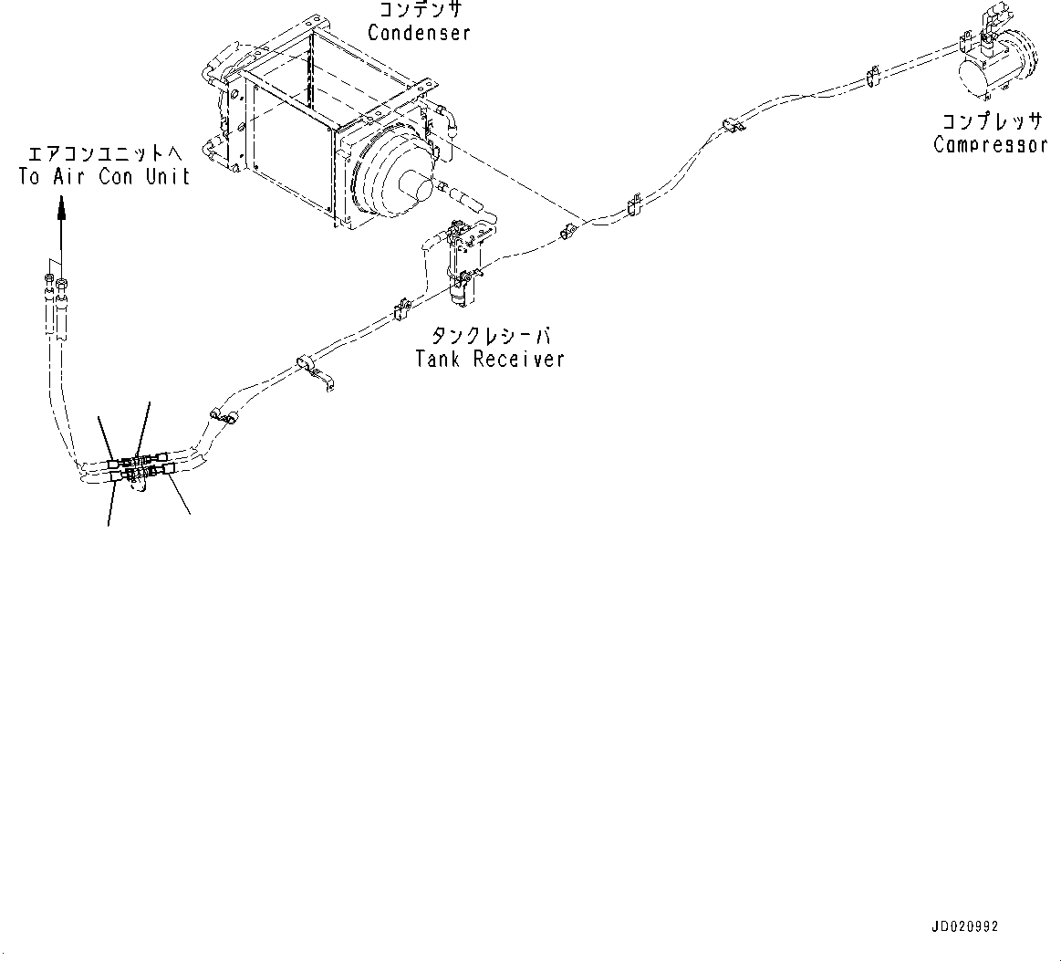 Bracket(Air Conditioner Piping,Clip) (427-S62-1330) KOMATSU