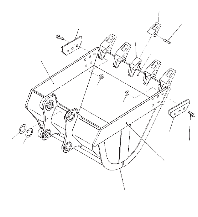 Ковш 205-934-D150 KOMATSU