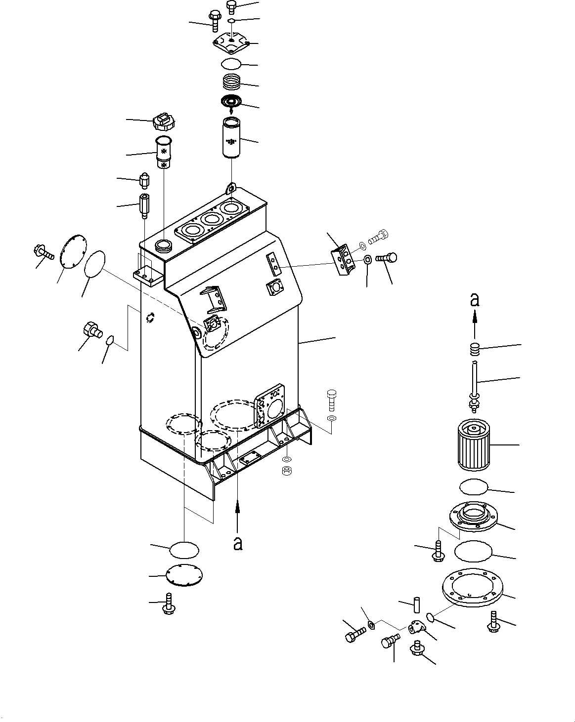 Tank, Hydraulic 427-Z91-2620 KOMATSU