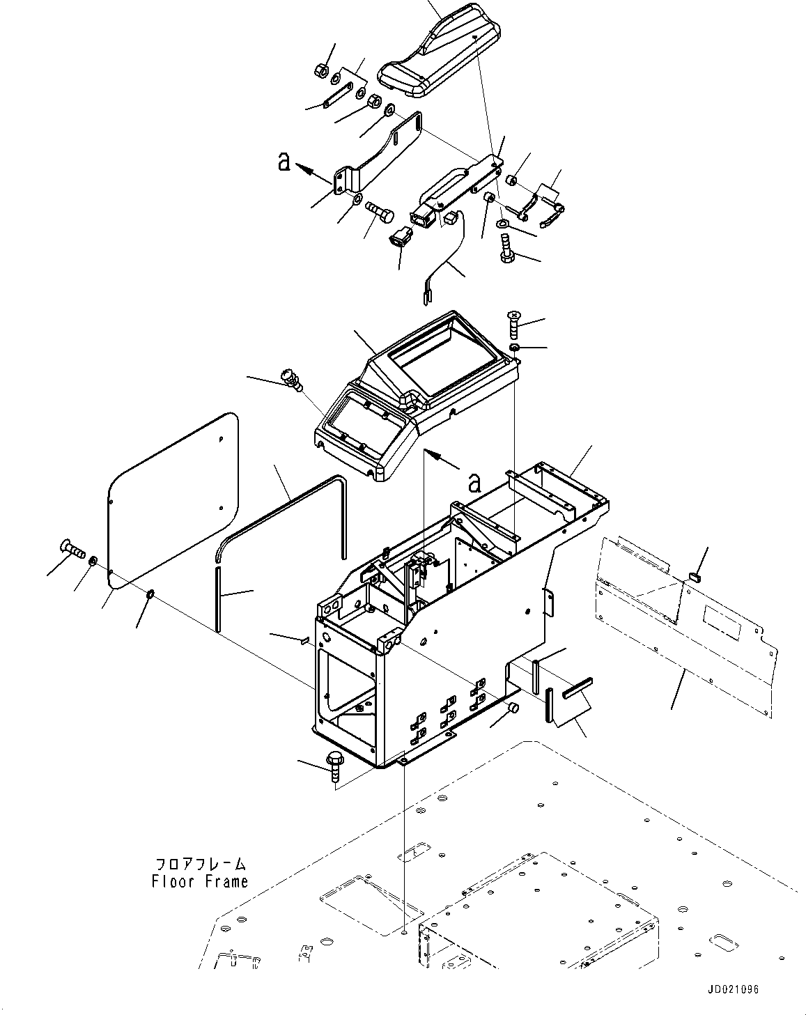 Box Assembly, Console, R.H. 427-Z89-5271 KOMATSU