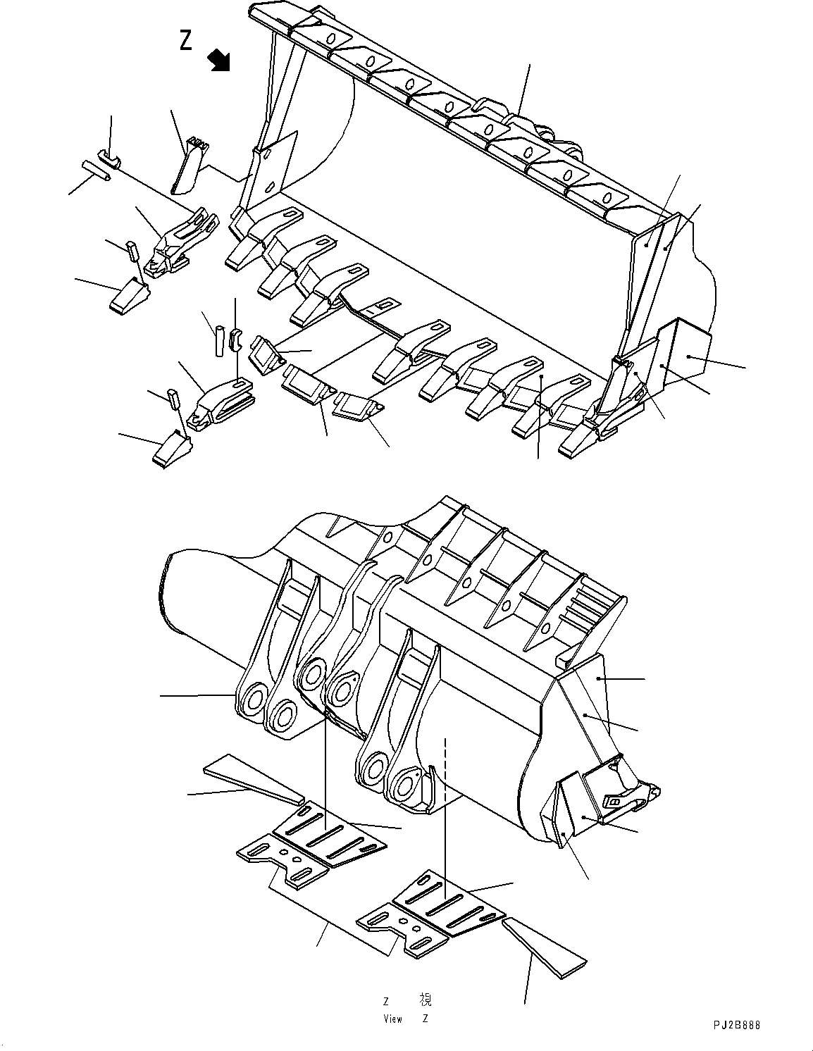 Пластина левая (сварная) 427-V65-2280 KOMATSU